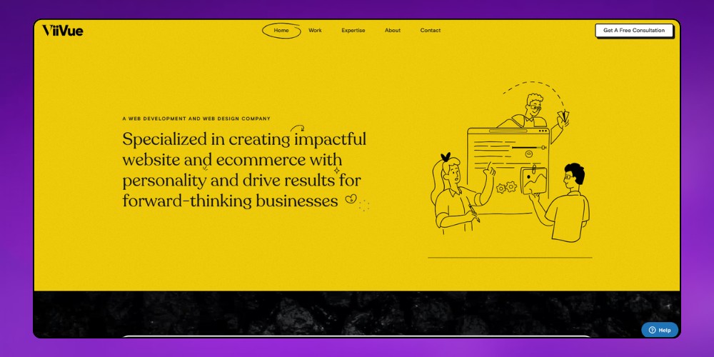 Agency website ViiVue