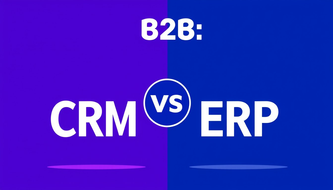 CRM vs ERP The -Way Comparison illustration