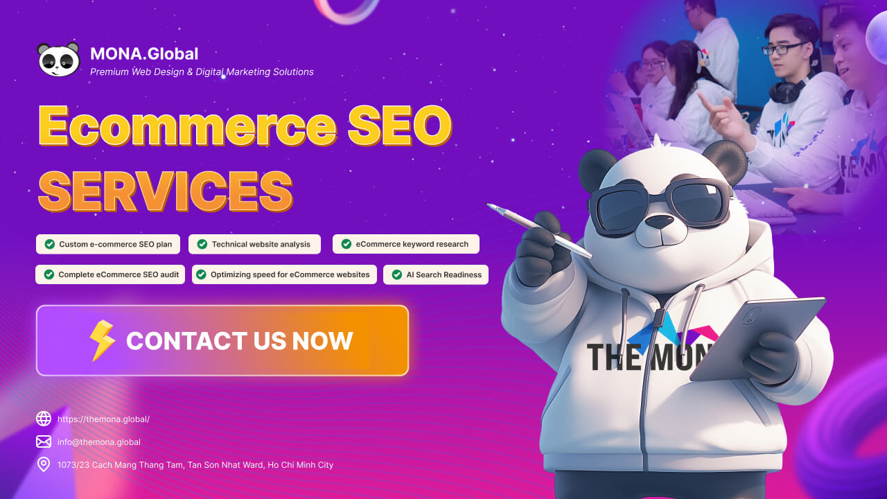 Ecommerce SEO services at MONA Global