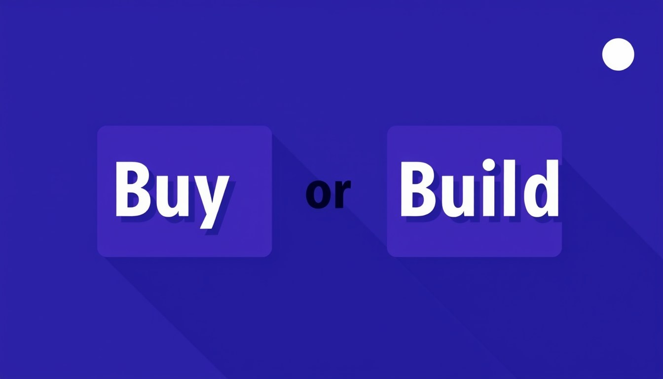 Buy or Build How Each Type Gets Decided illustration