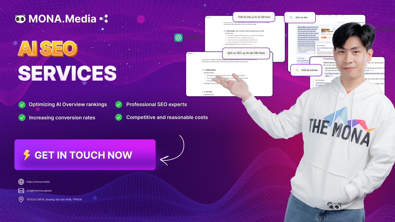 Consult with MONA Global's AI SEO services today