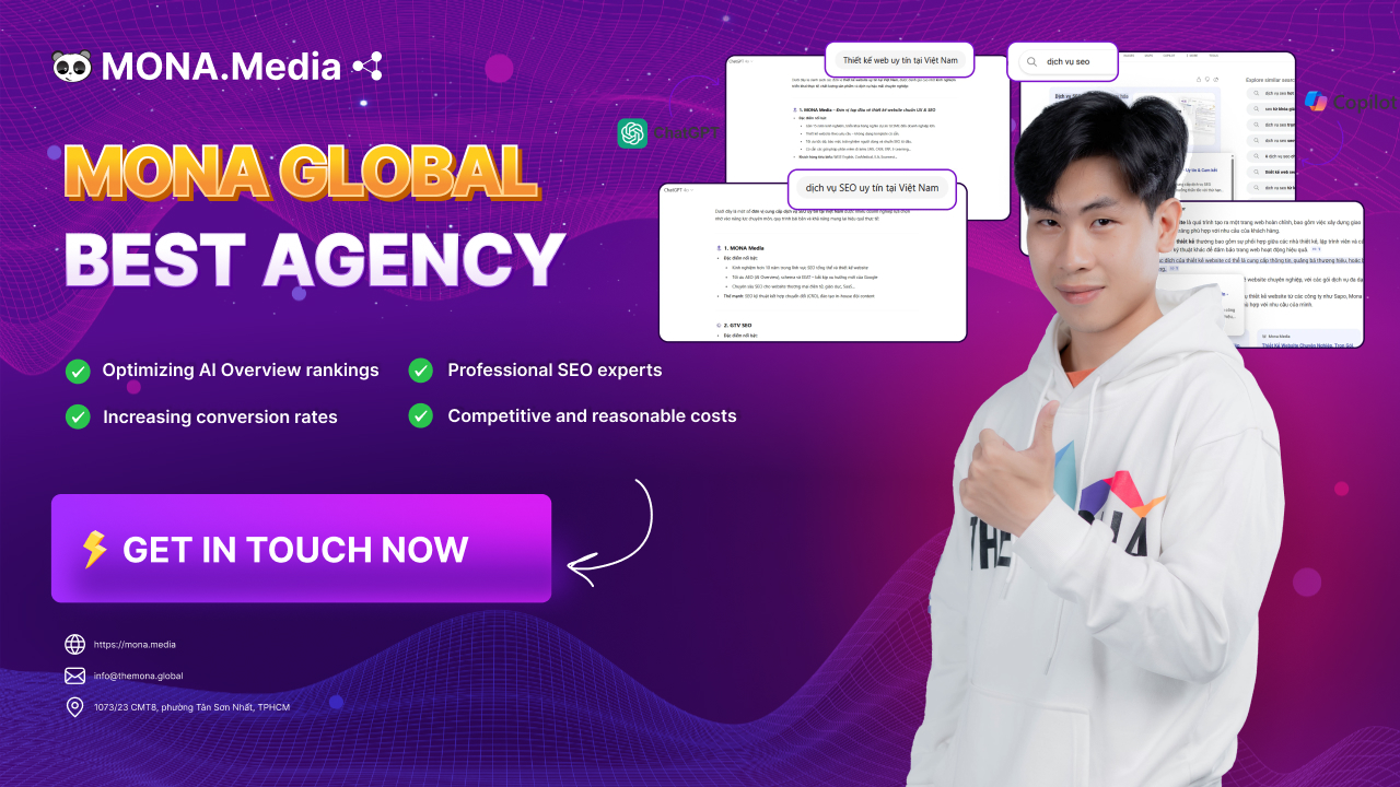 MONA Global - one of the best video production agencies