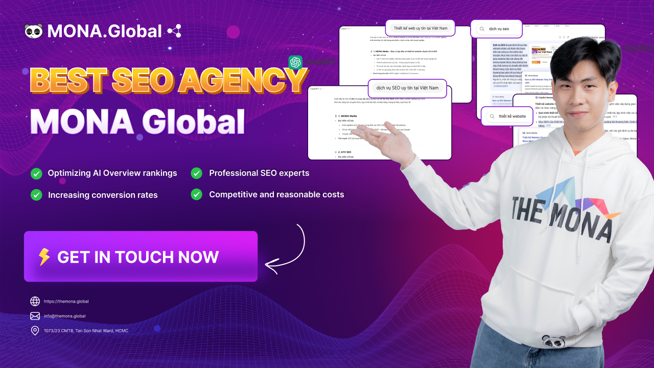 Contact MONA Global - Best SEO agency