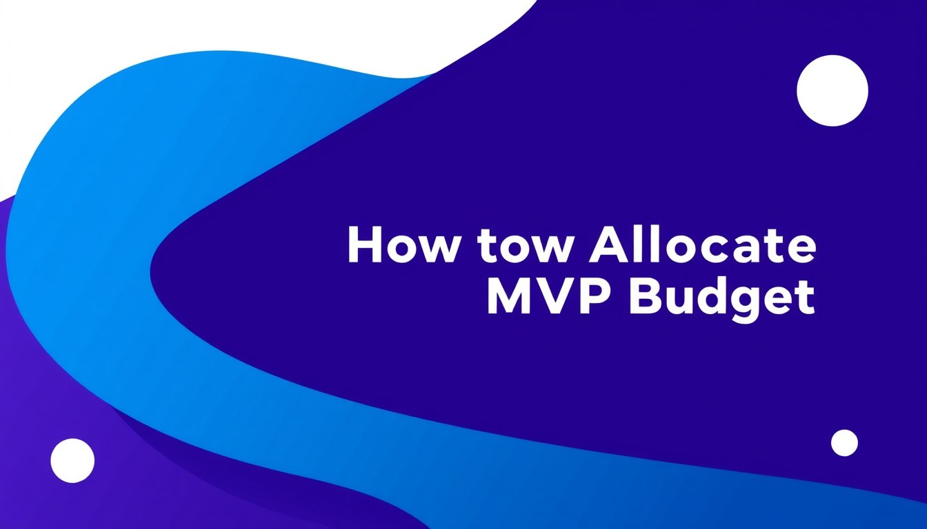 How to Allocate Your MVP Budget illustration