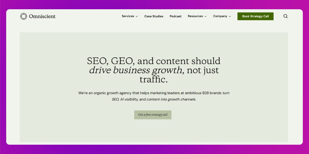 Omniscient Digital agency