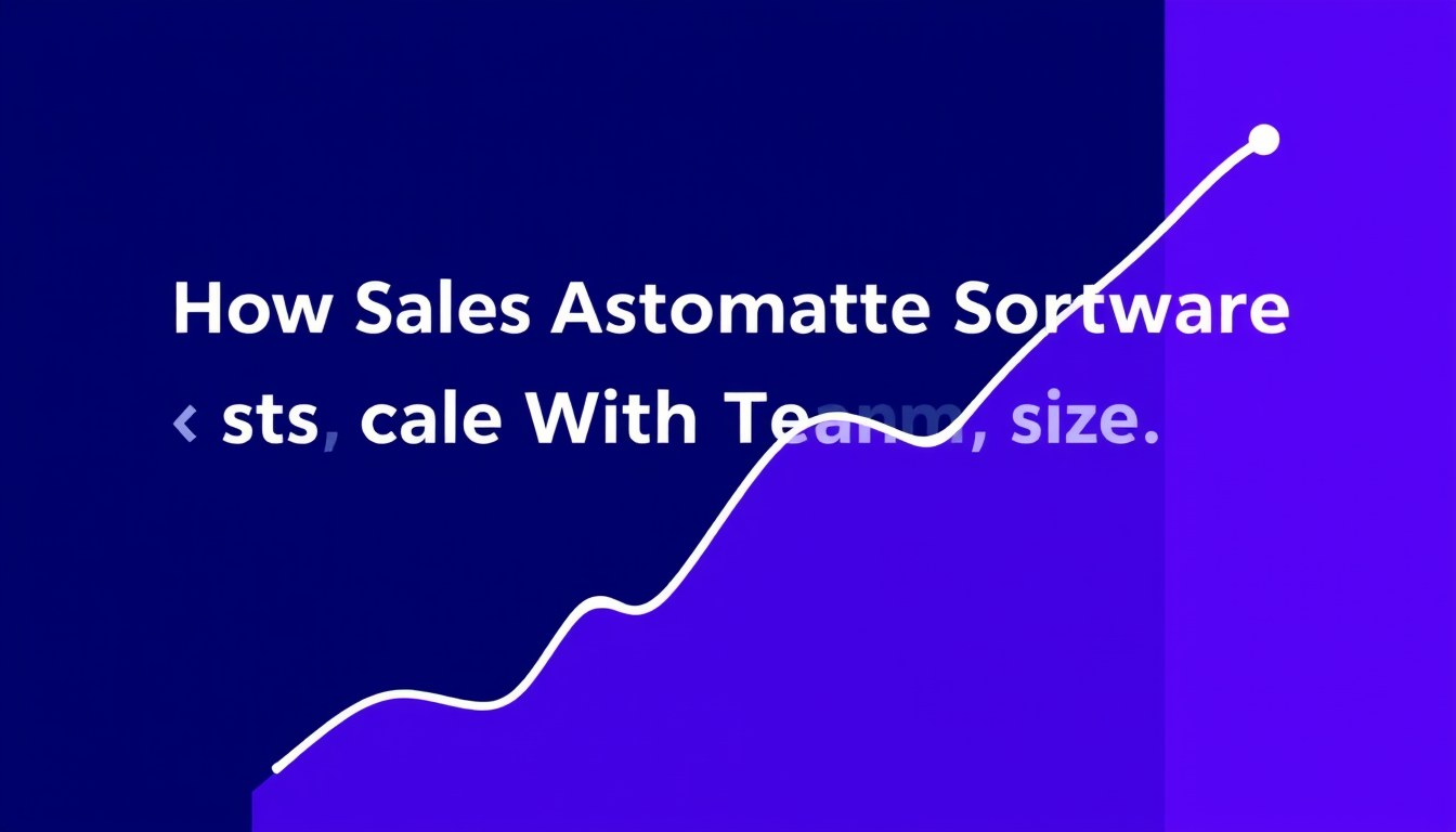 How Sales Automation Software Costs Scale With Team Size illustration