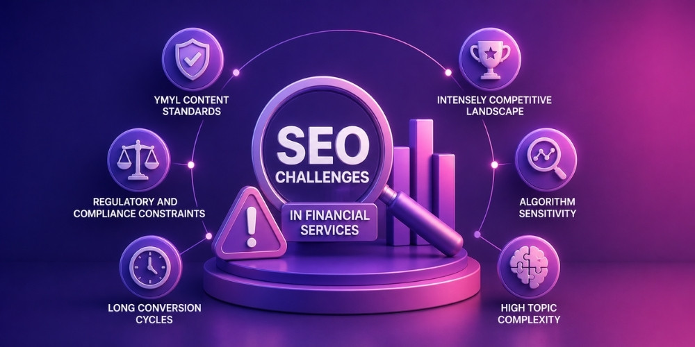 SEO challenges within financial services