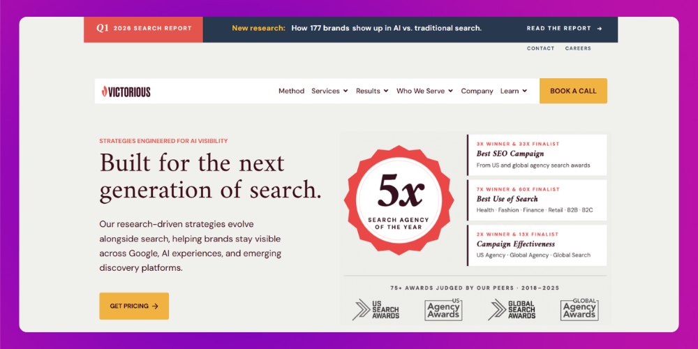 Victorious is wordpress SEO service company