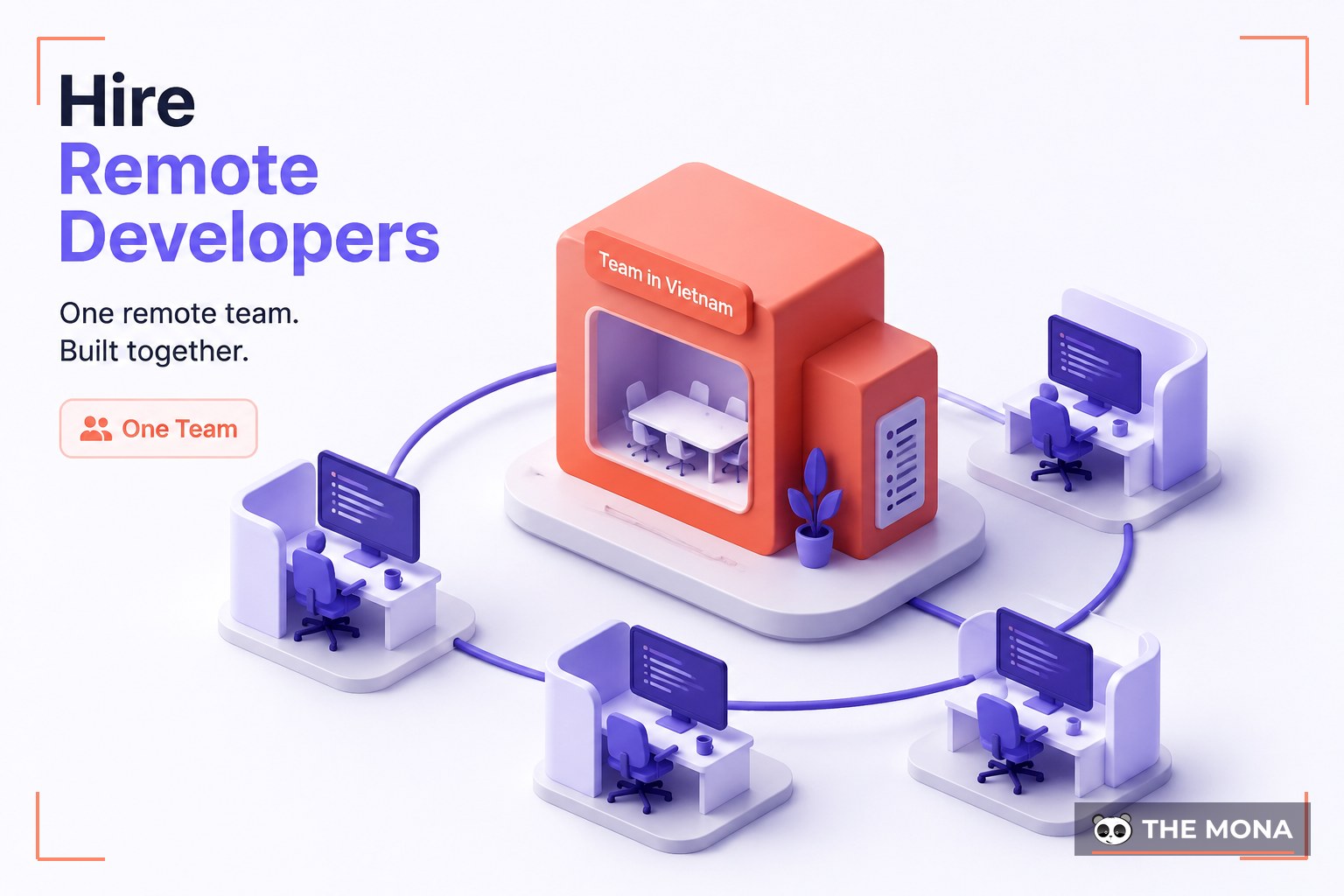 Hire Remote Developers — illustrated for MONA hire developers