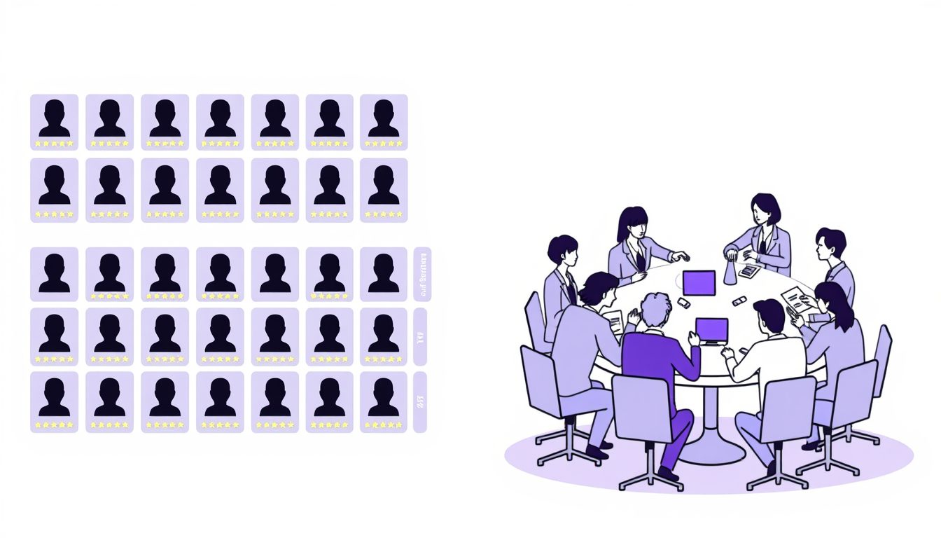 Anonymous marketplace freelancer profiles versus MONA's organized in-house engineering team