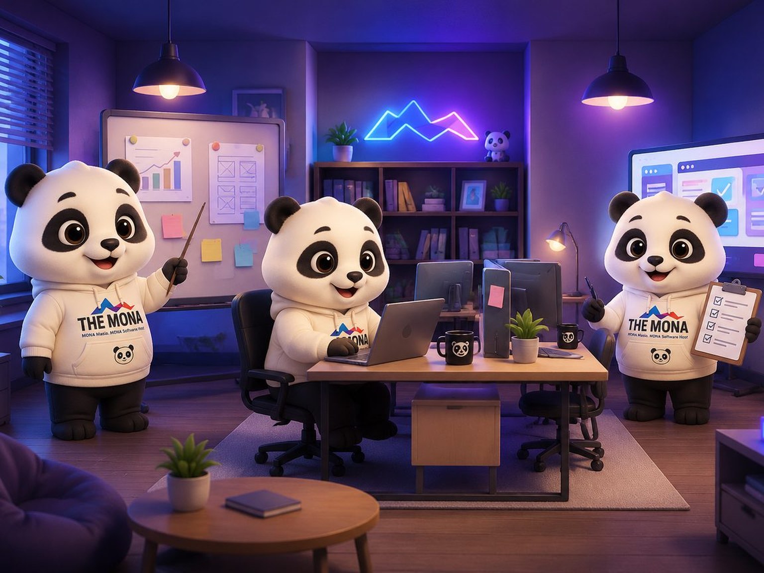 Offshore development center team structure: lead, developers and QA